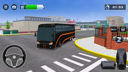 Bus Simulator : 3D Bus Games Bildschirmfoto 1