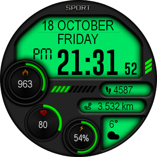 Digital Iwasa Watch Face Bildschirmfoto 4
