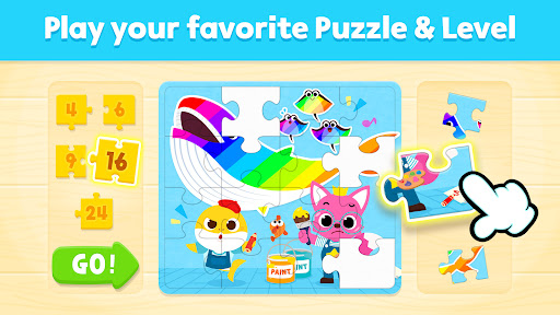 Baby-Hai-Puzzle Bildschirmfoto 3