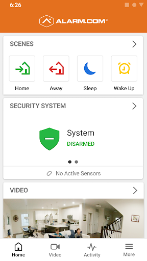 Alarm.com Bildschirmfoto 7