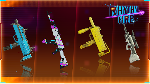 Rhythm Fire–EDM-Shootingspiel Bildschirmfoto 1