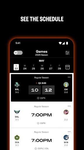 WNBA - Live Games & Scores Bildschirmfoto 23