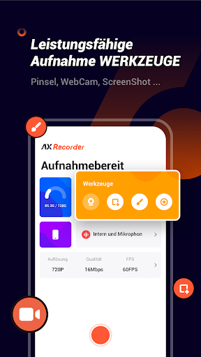 Bildschirmaufnahme: AXRecorder Bildschirmfoto 1