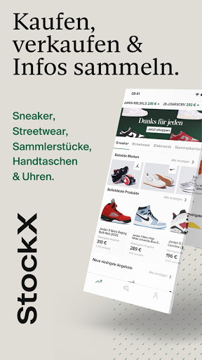 StockX – Sneaker & mehr Bildschirmfoto 1
