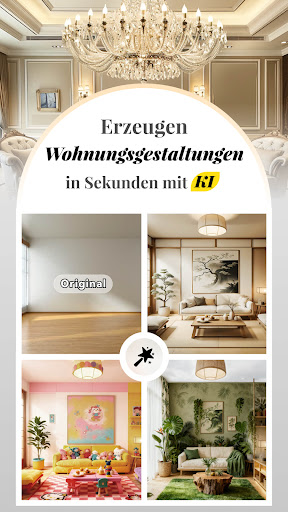 KI - Wohnungsdesign, DecAI™ Bildschirmfoto 1