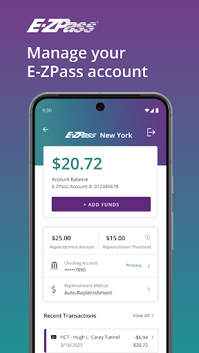 Official E-ZPass NY Bildschirmfoto 1