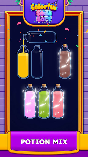 Colorful Soda Sort Bildschirmfoto 1