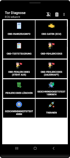Tor OBD2 Diagnose Bildschirmfoto 1