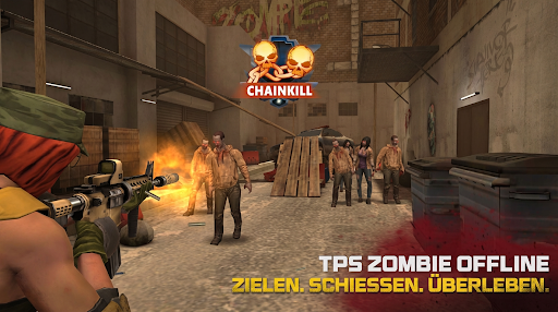 Zombie 3D Waffen Baller Spiele Bildschirmfoto 9