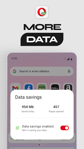 Webbrowser Opera Mini Bildschirmfoto 3