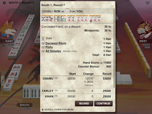 Kemono Mahjong Bildschirmfoto 16
