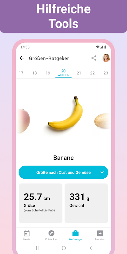 Schwangerschaft + Tracker-App Bildschirmfoto 4