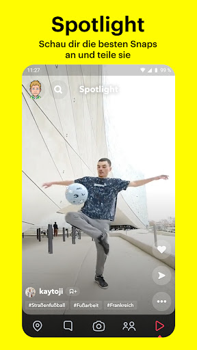 Snapchat Bildschirmfoto 2