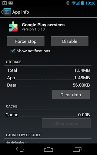 Google Play-Dienste Bildschirmfoto 3