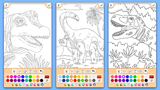 Dinosaurier malen für Kinder Bildschirmfoto 2