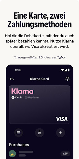 Klarna: Verwalte Geld smarter Bildschirmfoto 2