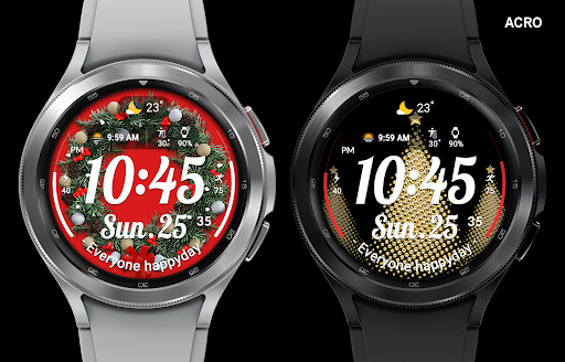 ACRO Happy Christmas Watchface Bildschirmfoto 12