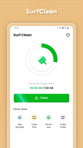SurfClean Bildschirmfoto 1