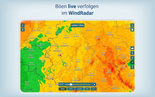 Wetter Online - RegenRadar Bildschirmfoto 27