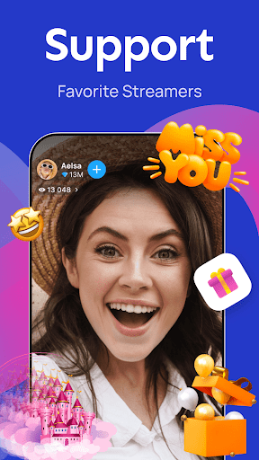 Plamfy: Live Stream Video Chat Bildschirmfoto 1