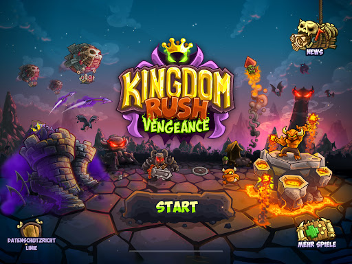 Kingdom Rush Vengeance TD Game Bildschirmfoto 2