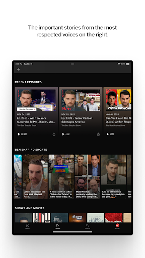 DailyWire+ Bildschirmfoto 5