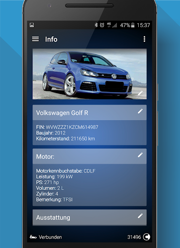 OBDeleven VAG Autodiagnose Bildschirmfoto 11