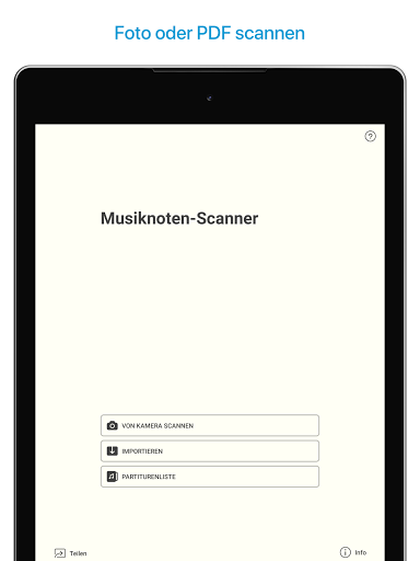 Musik Noten Scanner, Leser app Bildschirmfoto 4