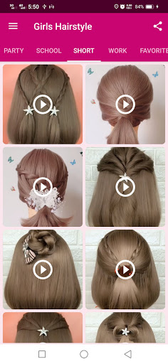 Girls Hairstyle Step By Step Bildschirmfoto 5