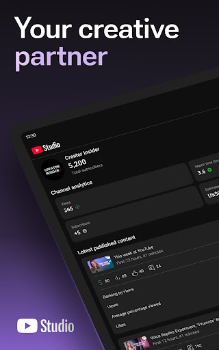 YouTube Studio Bildschirmfoto 5