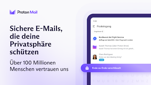 Proton Mail: sichere E-Mails Bildschirmfoto 5