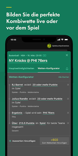 bet365 Sportwetten Bildschirmfoto 4