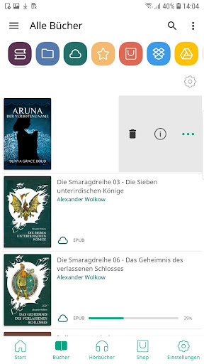 PocketBook Reader Bildschirmfoto 1