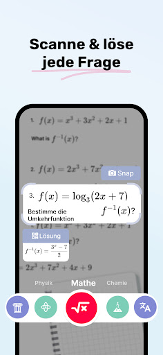 Homework AI – Mathe & Aufsätze Bildschirmfoto 1