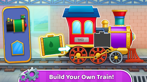 Train Station Game for Kids Bildschirmfoto 3