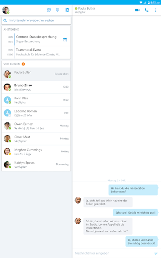 Skype for Business for Android Bildschirmfoto 9