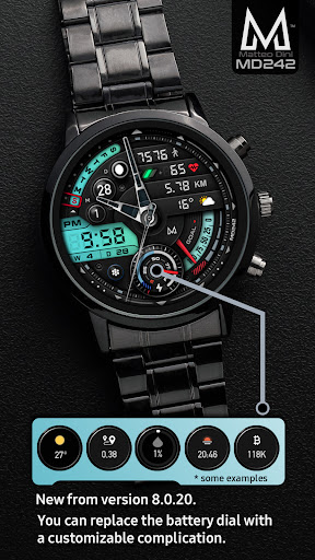 MD242 Hybrid watch face Bildschirmfoto 3