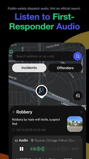 CrimeRadar: Dispatch Alerts Bildschirmfoto 4