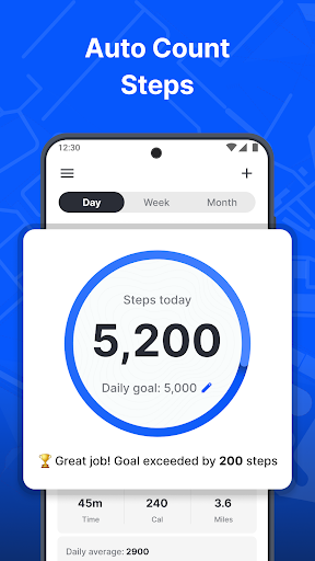 Step Tracker Launcher Bildschirmfoto 4