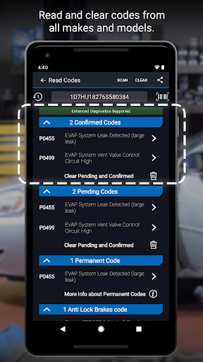 BlueDriver OBD2 Scan Tool Bildschirmfoto 5