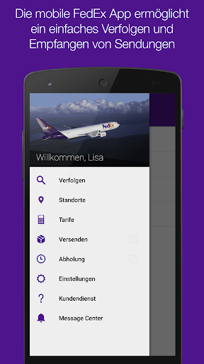 FedEx Mobile Bildschirmfoto 1