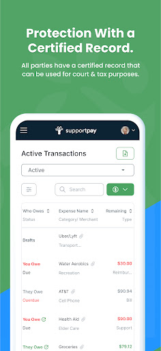 SupportPay: Split Expenses Bildschirmfoto 6