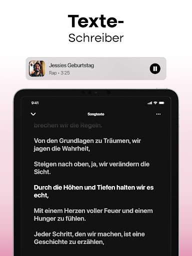 MyTunes: KI-Musik-Generator Bildschirmfoto 6