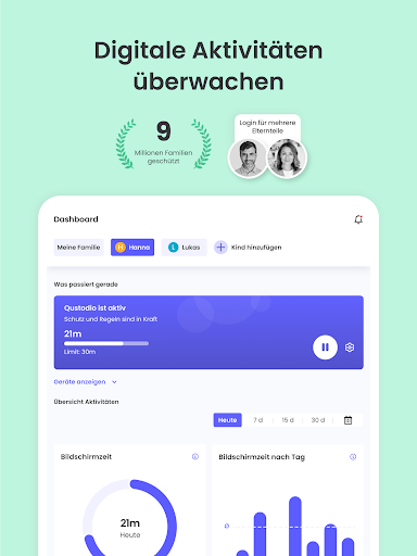 Qustodio Kindersicherung App Bildschirmfoto 11