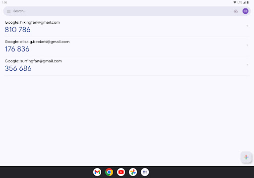 Google Authenticator Bildschirmfoto 13