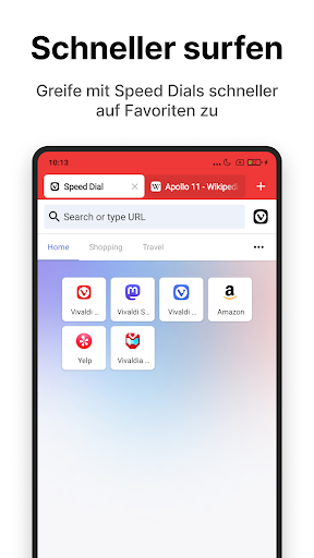 Vivaldi Browser–Schnell&Sicher Bildschirmfoto 10