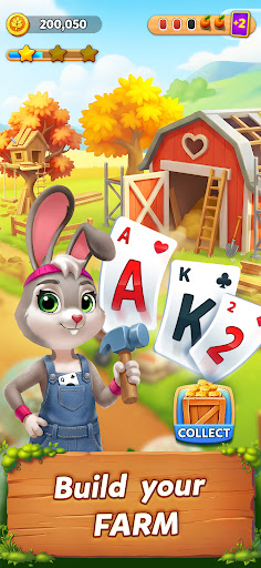 Spiele Solitaire Grand Harvest Bildschirmfoto 1