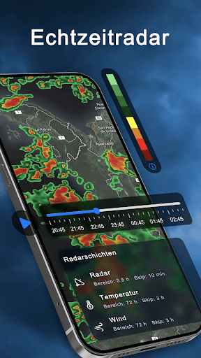 Live-Wetter & Regenradar Bildschirmfoto 2