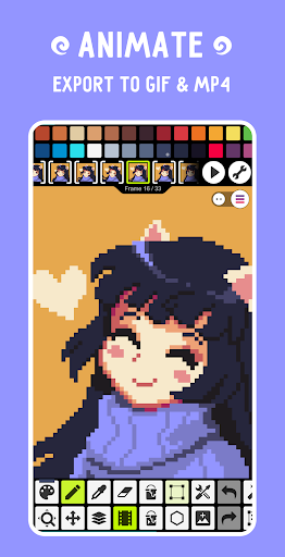 Pixel Studio: pixel art editor Bildschirmfoto 3