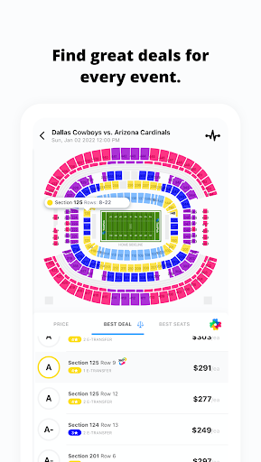 TickPick - Live Event Tickets Bildschirmfoto 1